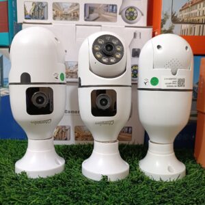 Dual Lens Bulb Holder Camera