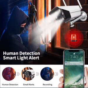 V380Pro Bullet 3MP WaterProof Outdoor IP Camera.